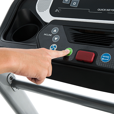 Quick controls on the Xterra TRX2500 treadmill