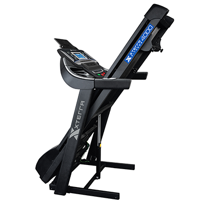 Xterra XT4000 treadmill with deck in folded posiiton